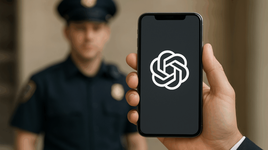 Передача информации в полицию от OpenAI Передача информации в полицию от OpenAI