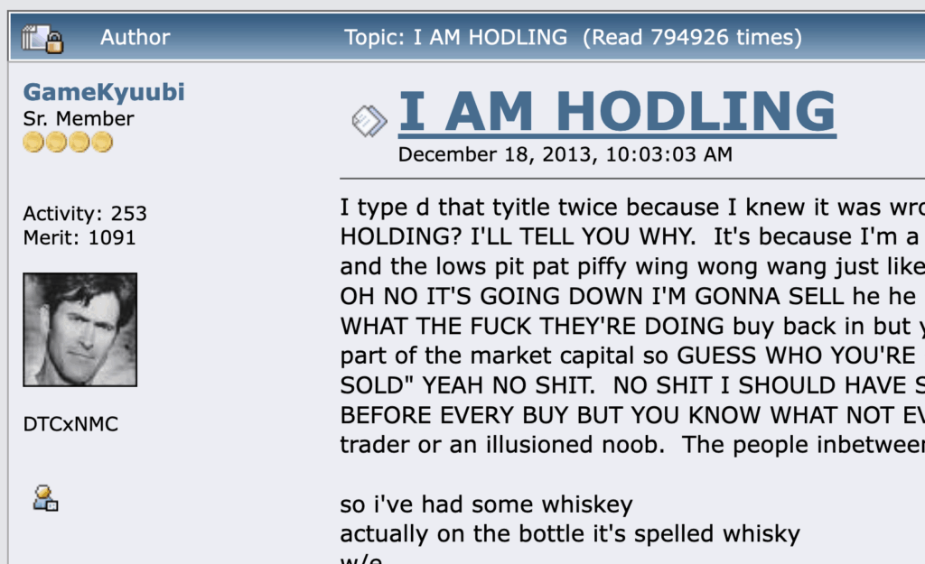 How a “typo” turned into an investment philosophy
