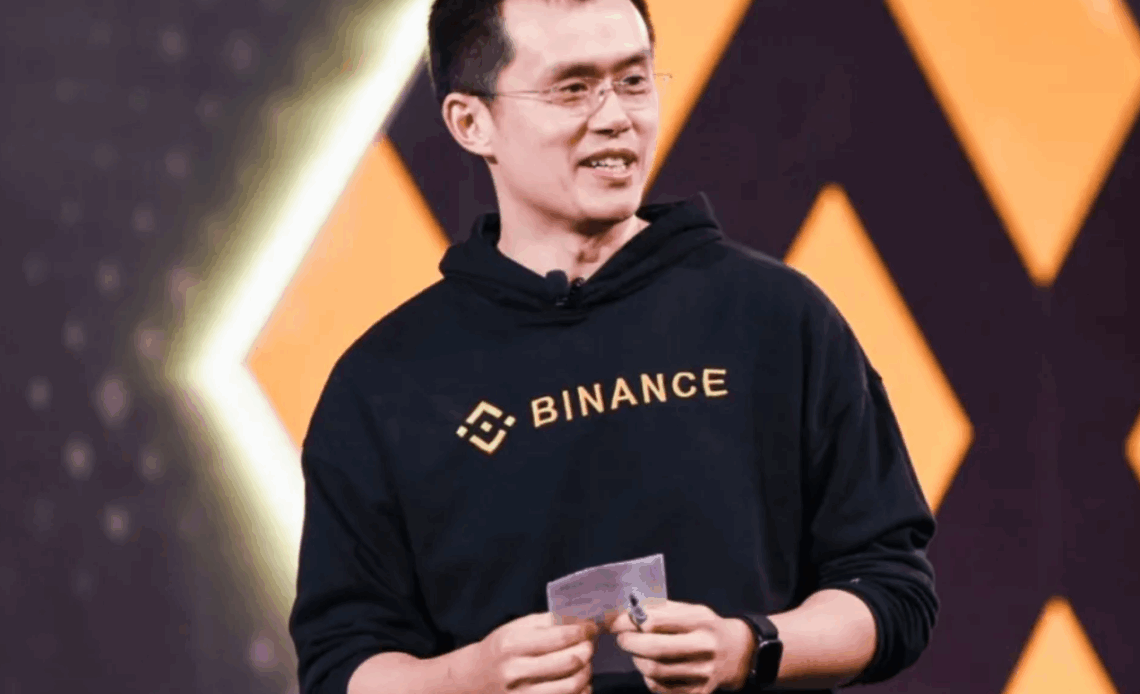 Changpeng Zhao Trolls Gold