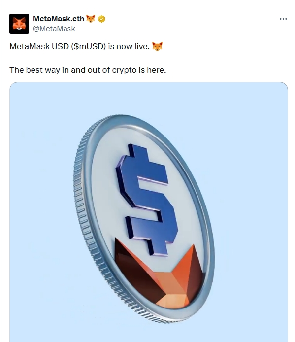 Attention: MetaMask launches its own stablecoin