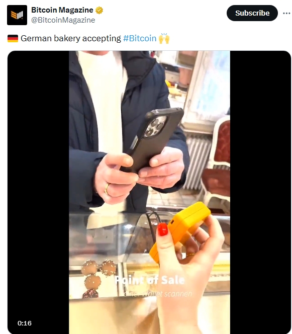 A Bun for Bitcoin — a Symbol of the Future?
