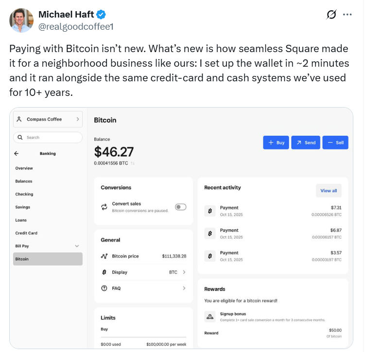 Кава «за сатоші» тепер реальність!