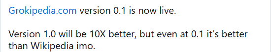 Ілон Маск кидає виклик Вікіпедії! Ілон Маск кидає виклик Вікіпедії!