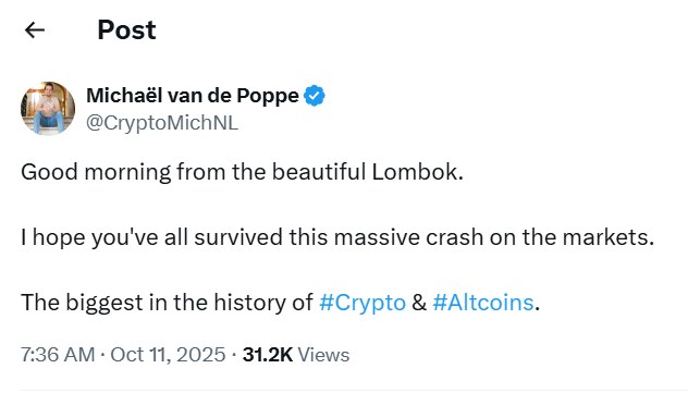 Кривава ніч на крипторинку Кривава ніч на крипторинку