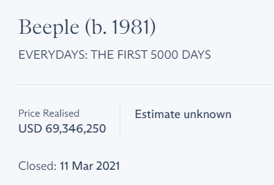 NFT-мистецтво: від $69 млн до $10 000