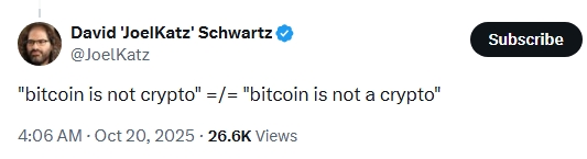 “Bitcoin is not crypto”: Jack Dorsey shakes the crypto world again