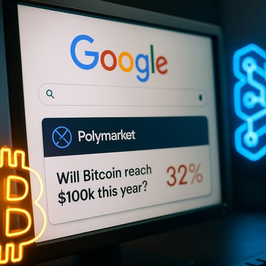 Polymarket в Google: теперь гадать можно прямо в поисковой строке