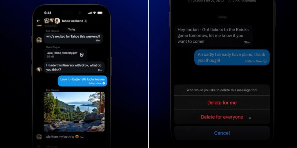 Новый чат от Маска