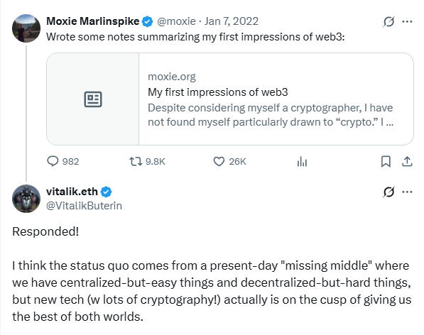 Web3 под микроскопом: Мокси Марлинспайк разоблачает иллюзию блокчейна