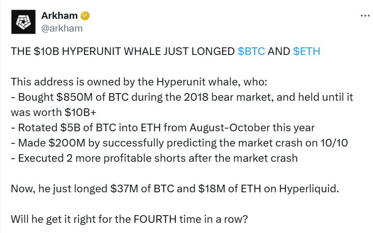 Криптокит HyperUnit делает ставку на восстановление биткоина и Ethereum Криптокит HyperUnit делает ставку на восстановление биткоина и Ethereum