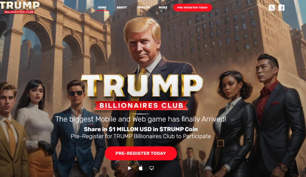 Крипта, мемы и политика: TRUMP-проект представил мобильную игру Крипта, мемы и политика: TRUMP-проект представил мобильную игру
