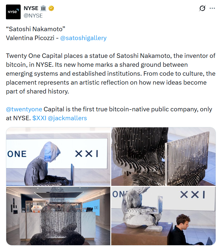 Вечный Сатоши: биткоин-легенда в Нью-Йоркской бирже