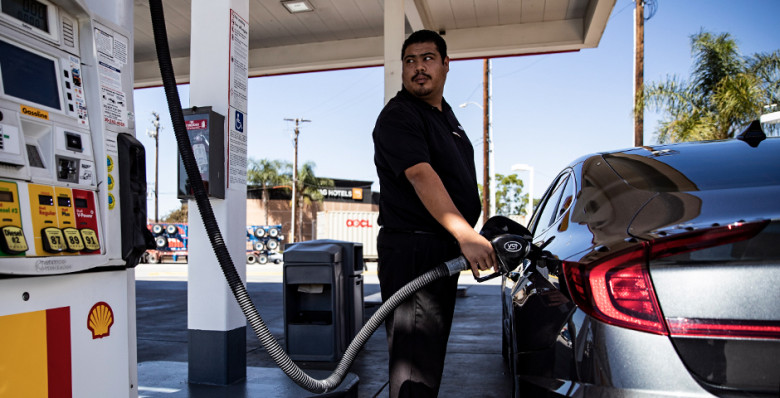 Минимальные цены на бензин в США